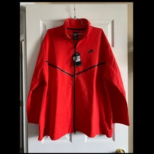 Nike Orange oversized fit zip up jacket. Size XXL